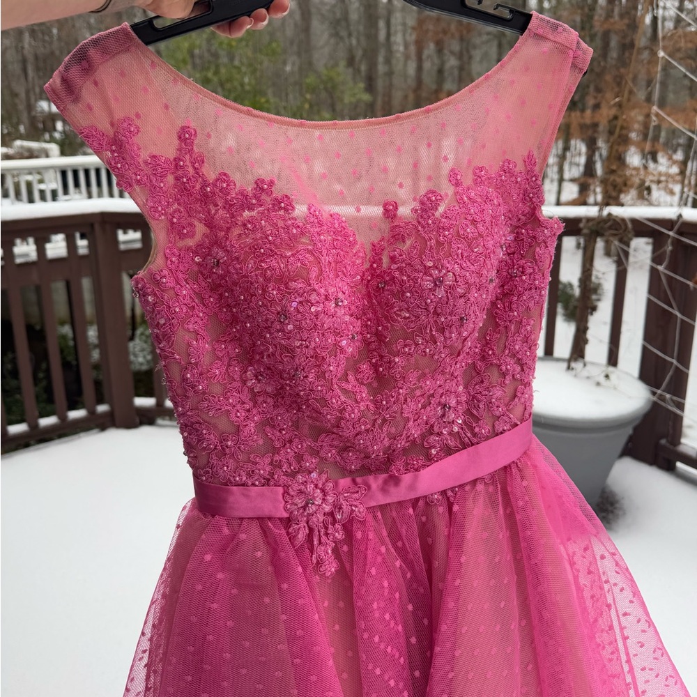 Sherri Hill short pink dress